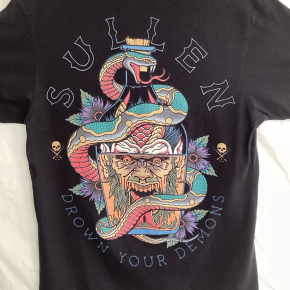 Sullen drown your demons premium short sleeve t shirt - Picture 2 of 9